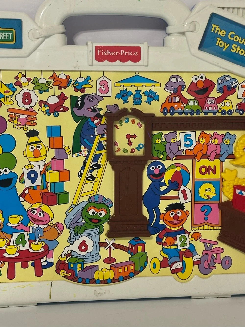 Vintage Sesame Street Counting Toy Store - Fisher Price Jim Henson